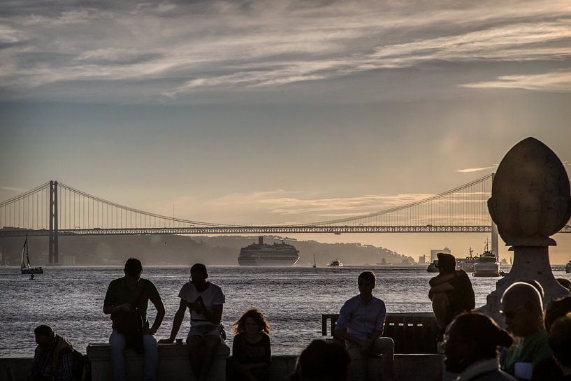 Lissabon 1 - Cais das Colunas par Michael Schulz-Dostal