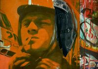 Steve McQueen - Orange Vintage - Le Mans