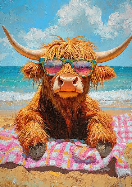 Schottisches Hochlandrind Highland Cow Cattle von Niklas Maximilian