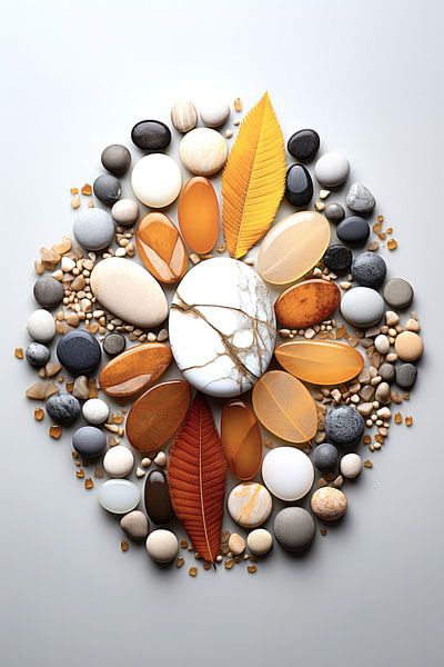 Marble Oval of Natural Beauty by ByNoukk