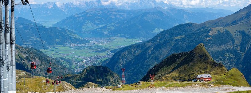 Kitzsteinhorn und Zeller Becken von Leopold Brix