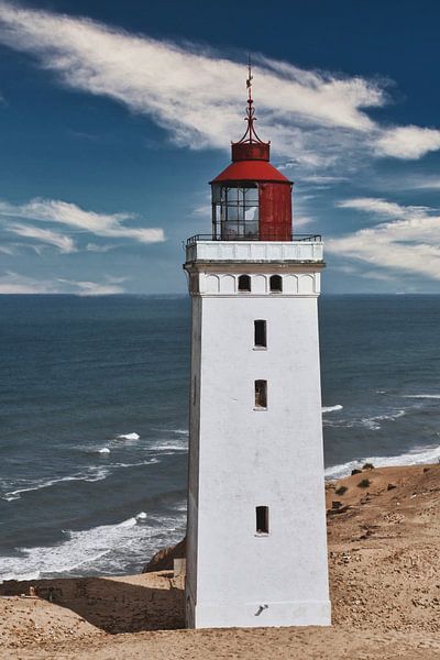 Un phare danois s'enfonce dans les dunes par HGU Foto