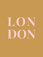 LONDON (en or/rose)