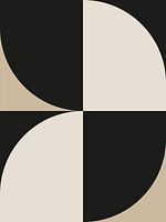 Abstrakte geometrische Formen in erdigen Farben - Janpandi-Stil / Skandinavisch 4