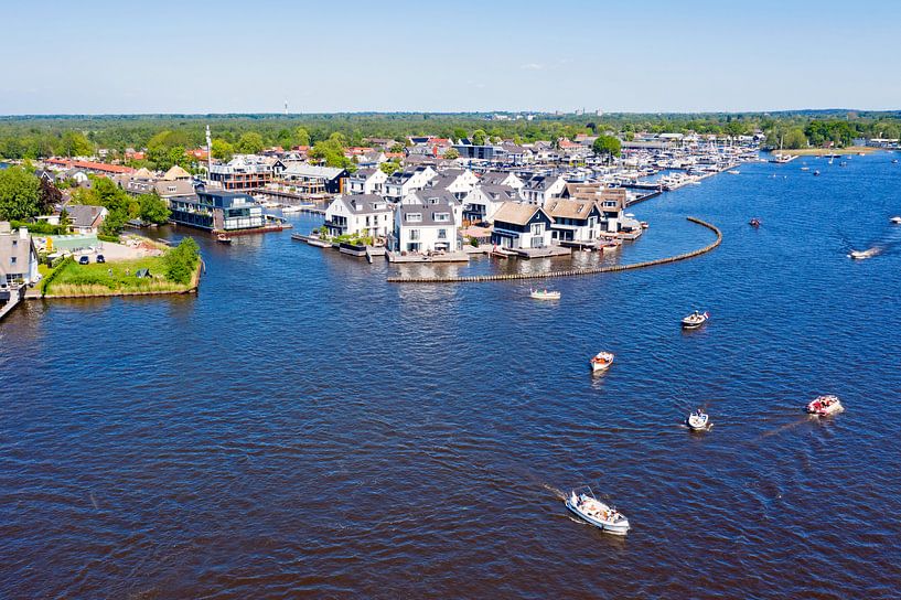 Aerial photo of Loosdrechtse Plassen near Loosdrecht by Eye on You