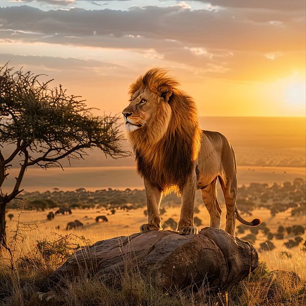 Löwe von Poster Art Shop