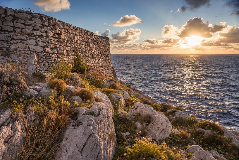 Sunset at the Fortino di Mesola on Capri by Christian Müringer