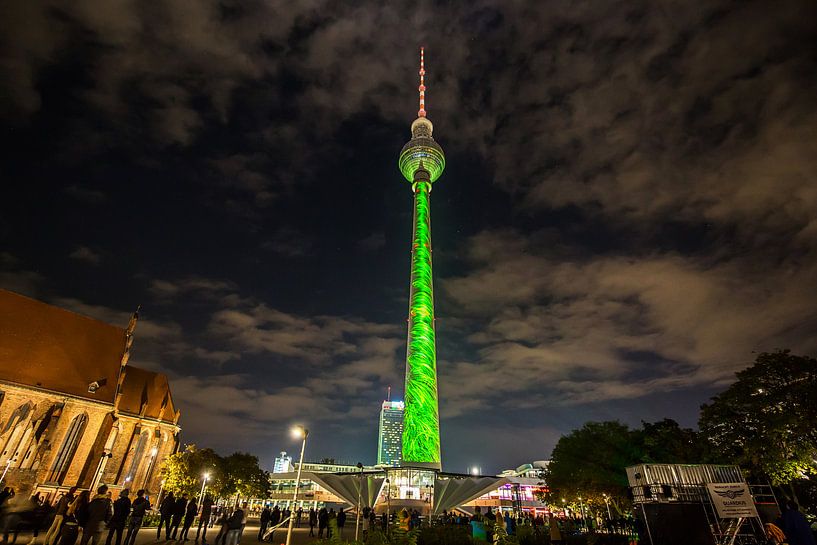 Television Tower Berlin in a special light by Frank Herrmann