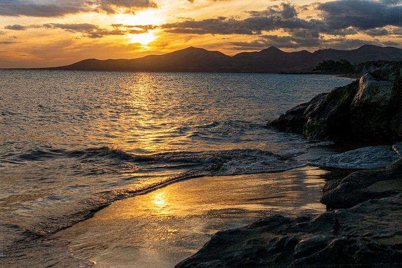 Sonnenuntergang auf Lanzarote / Puerto del Carmen von Flatfield