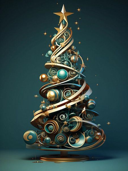 Ein moderner Weihnachtsbaum. von Gabriela Rubtov