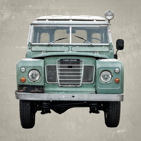The green Land Rover by Martin Bergsma