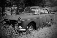 Peugeot 404, schwarz/weiß