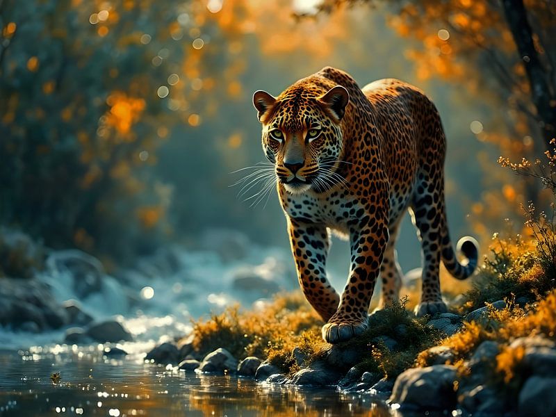 Eleganz am Flussufer von Babetts Bildergalerie