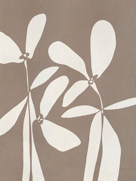 Gedämpfte Blütenblätter Nr. 4 von Shatha Al Dafai