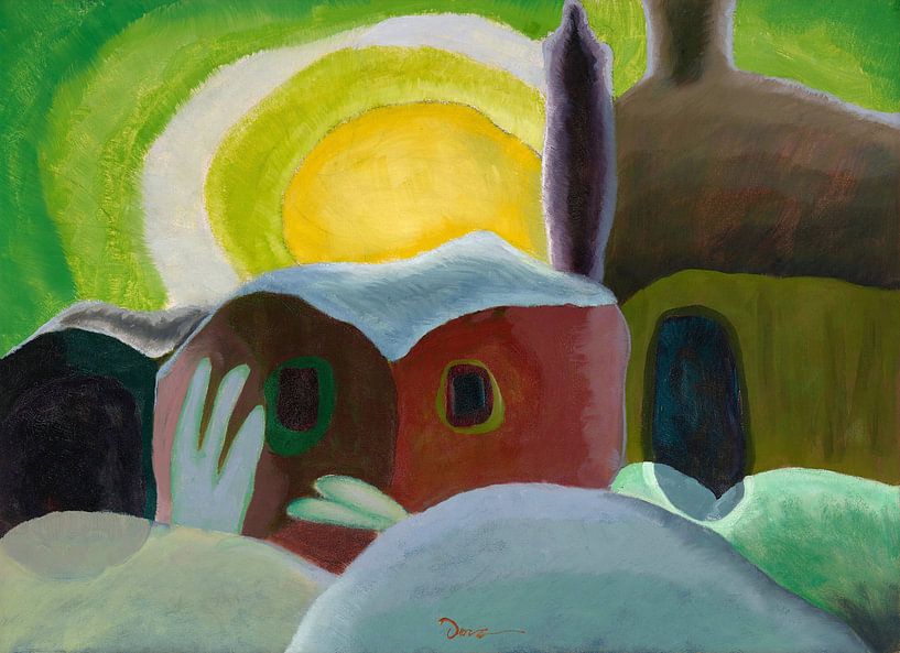 Arthur Garfield Dove, Sonnenuntergang, 1935 von finemasterpiece