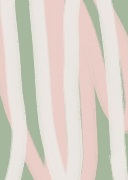 Linien in neutralen Pastellfarben Nr. 1_1 von Dina Dankers