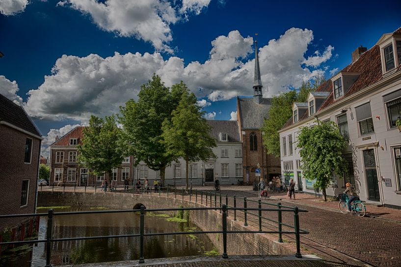 Het Zand met de St. Aegtenkapel Amersfoort von Manuel Speksnijder