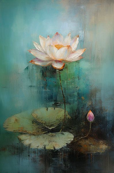 Dance of the lotus (1) by Brigitta Meijer