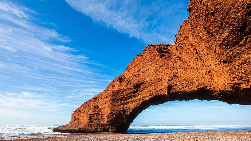 Felsbogen Legzira Beach, Marokko von VIDEOMUNDUM