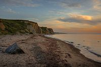 Evening atmosphere on the cliffs of Heiligenhafen