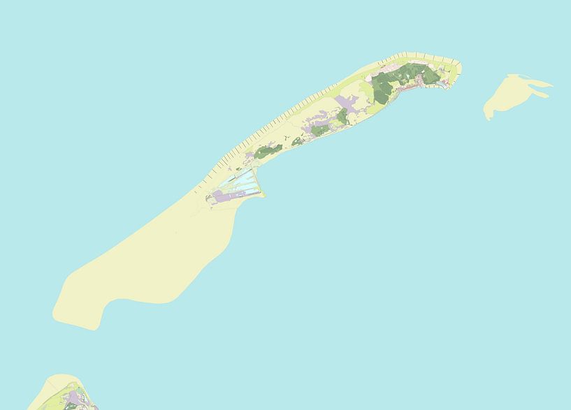 Carte de Vlieland par Rebel Ontwerp