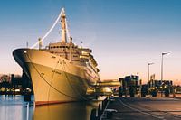 De Rotterdam, or SS-Rotterdam, at the Maashaven in Rotterdam