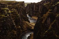 Fjadrargljufur-Tal in Island