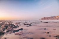 Dromerige zonsondergang