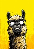 Das geschockte Alpaka