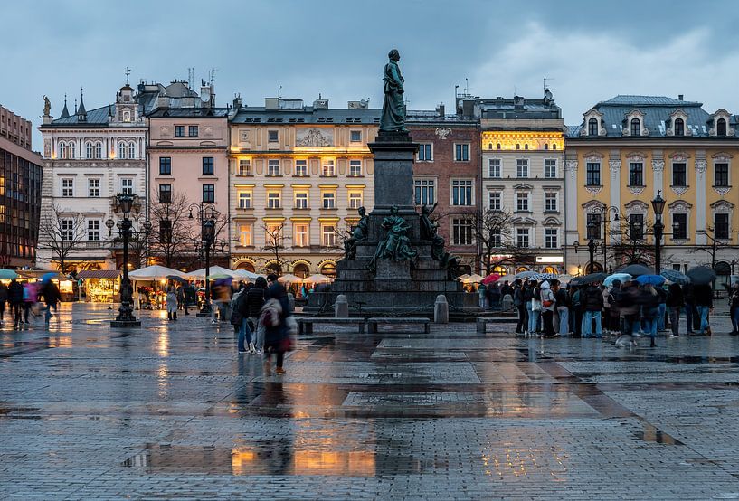 Marché principal de Cracovie, Pologne par Werner Lerooy