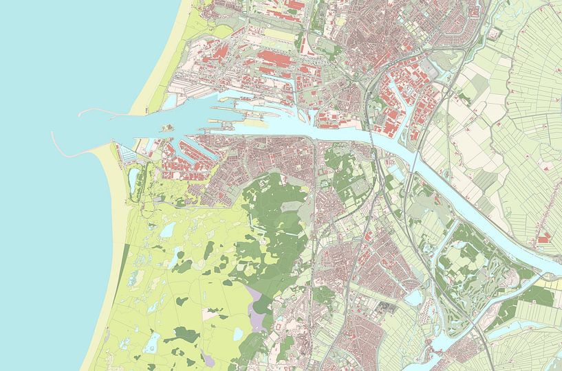 Carte de Velsen par Rebel Ontwerp