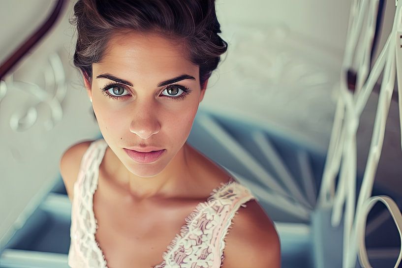 Fantasie Porträt Frau von Egon Zitter