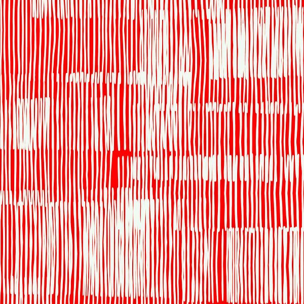 Linien Abstraktion Rot von Mad Dog Art