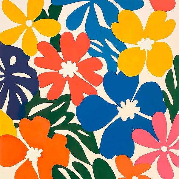 Colourful flowers by Lauri Creates