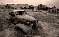Ghost town Bodie in Sepia