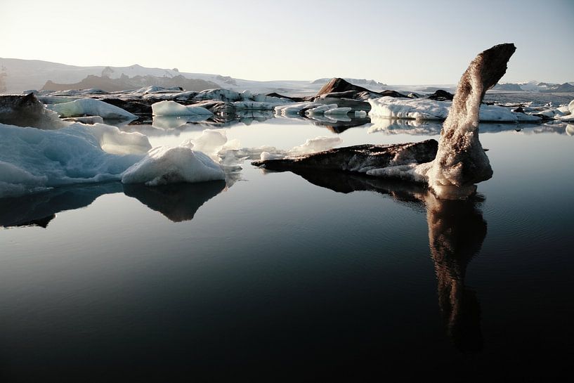 Jökulsárlón gletsjermeer, IJsland (Jokulsarlon) von Roel Janssen