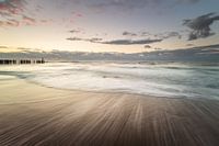 Zonsondergang op het strand