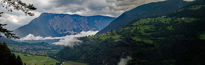 Panorama Oetztal in Austria. by Marcel van den Hul