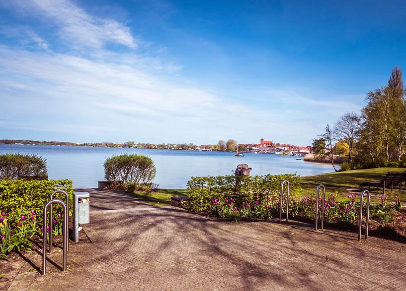 View of the town Waren at the Müritz Mecklenburg Lake District by Animaflora PicsStock