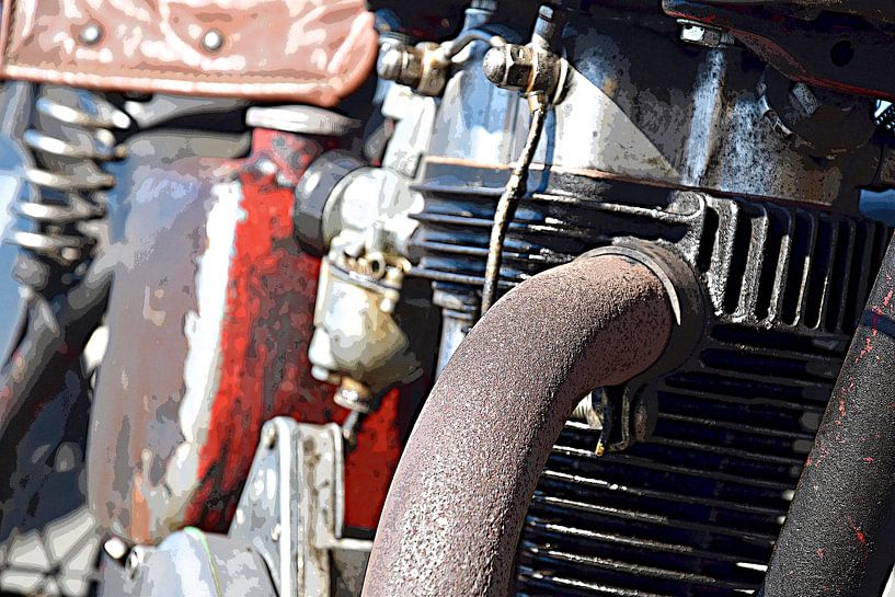 Räder und Wellen in Biarritz von Jan Radstake