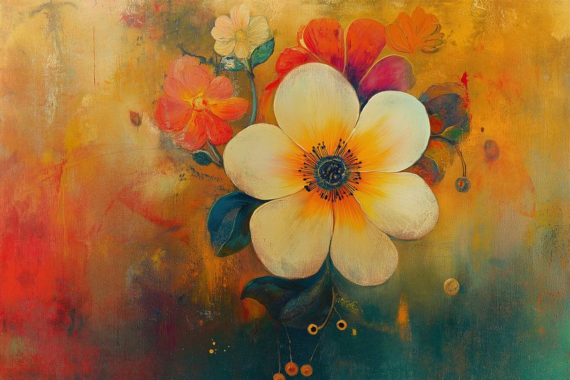 Blumen abstrakt von Bert Nijholt