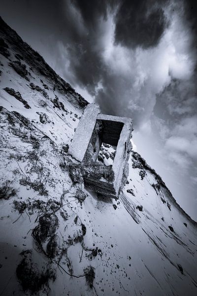 Texel Photo concrète avec un nuage par Natuurlijk schoon