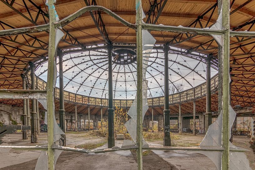 Verlassene Bahnhofsweiche von Robert Van den Bragt