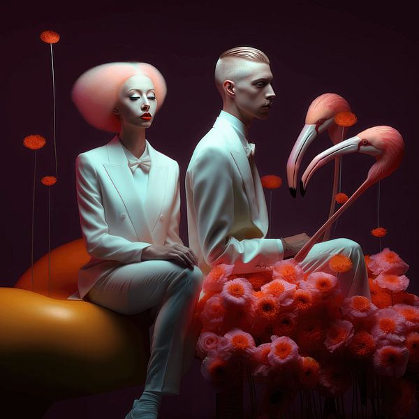 Leben mit Flamingo&#039;s von Ton Kuijpers