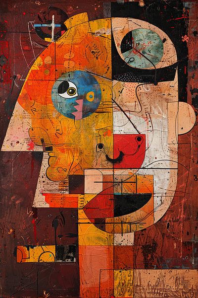 Art abstrait moderne Picasso par Caprices d'Art