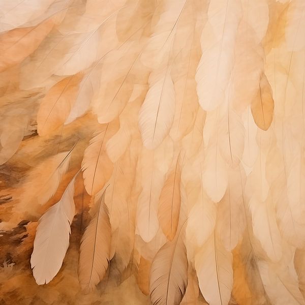 Plumes flottantes : Une ode au chic bohème par Carla van Zomeren