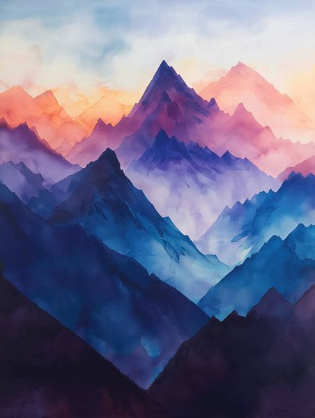 Mountain landscape by Bert Nijholt