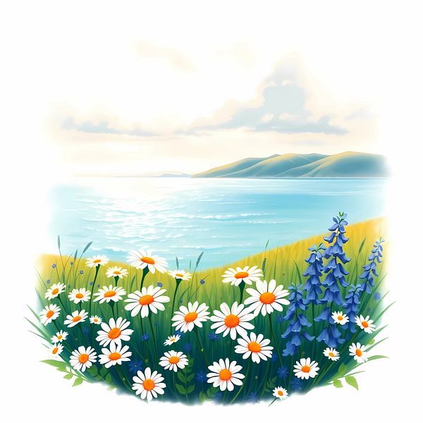 Coastal Daisy Dreams von Artistic