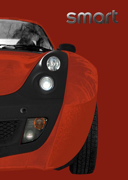 affiche intelligente de Roadster en cuivre &amp; brun par aRi F. Huber