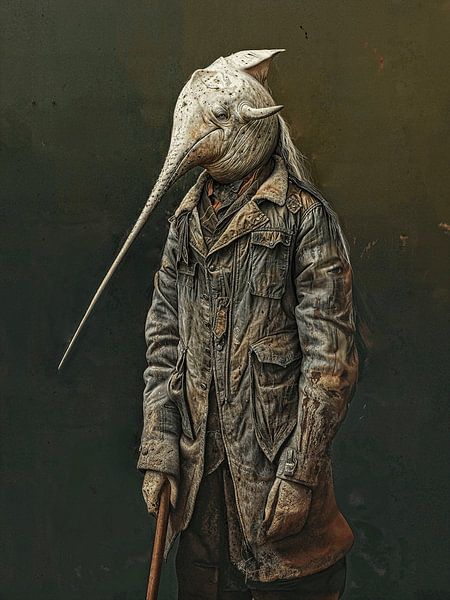 Animal portrait Xip Gladius by Nico Brons